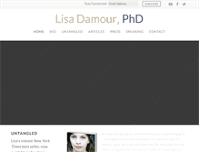 Tablet Screenshot of drlisadamour.com